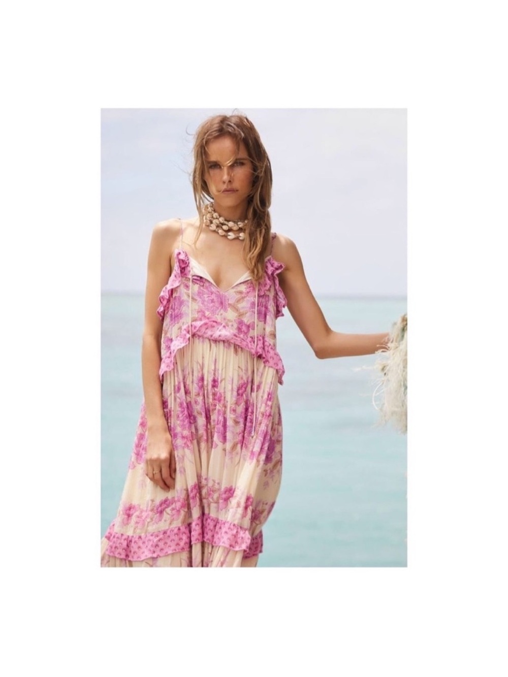 Purchased at Free People, Spell and The Gypsy NWT Coco Lei Strappy Maxi Dress
